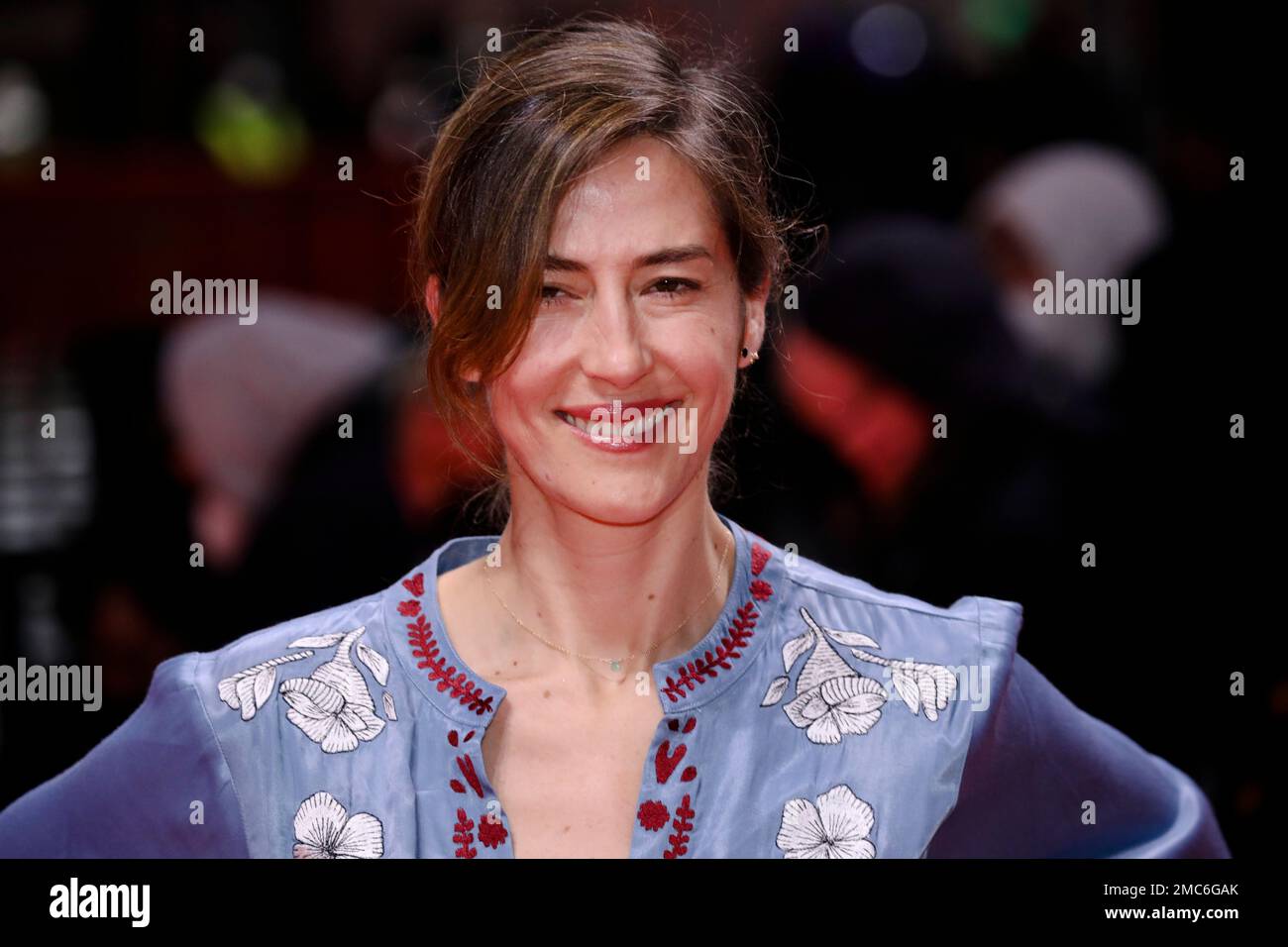 Natalia Lopez Gallardo arrives for the awarding ceremony at the ...