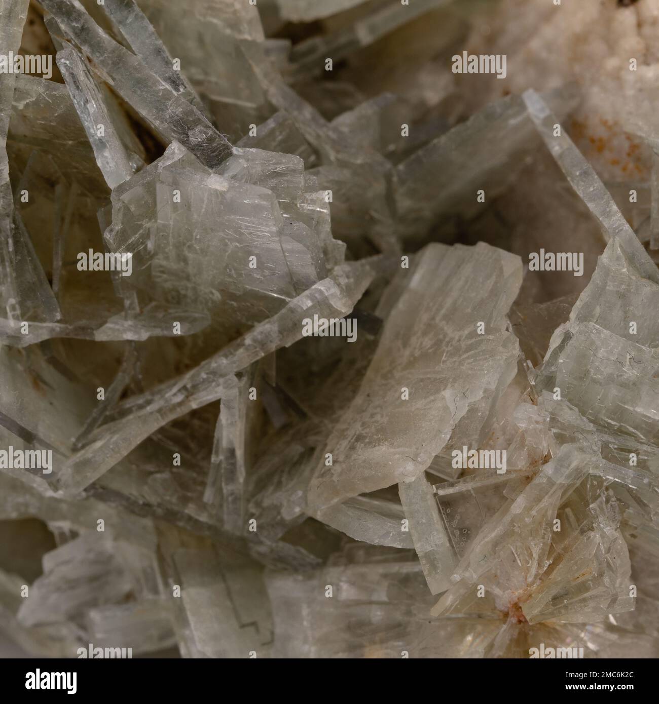 Barite mineral specimen. Rock sample, mineral collection Stock Photo