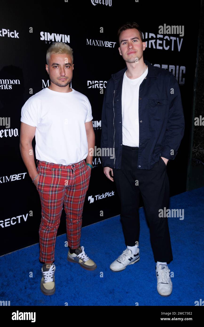 Joe Depace, left and Andrew Fedyk of the electronic music duo Loud