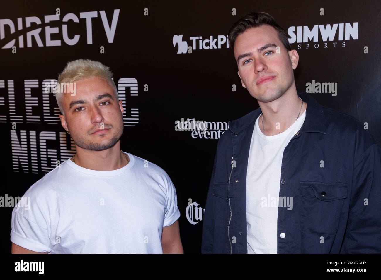 Joe Depace, left and Andrew Fedyk of the electronic music duo Loud