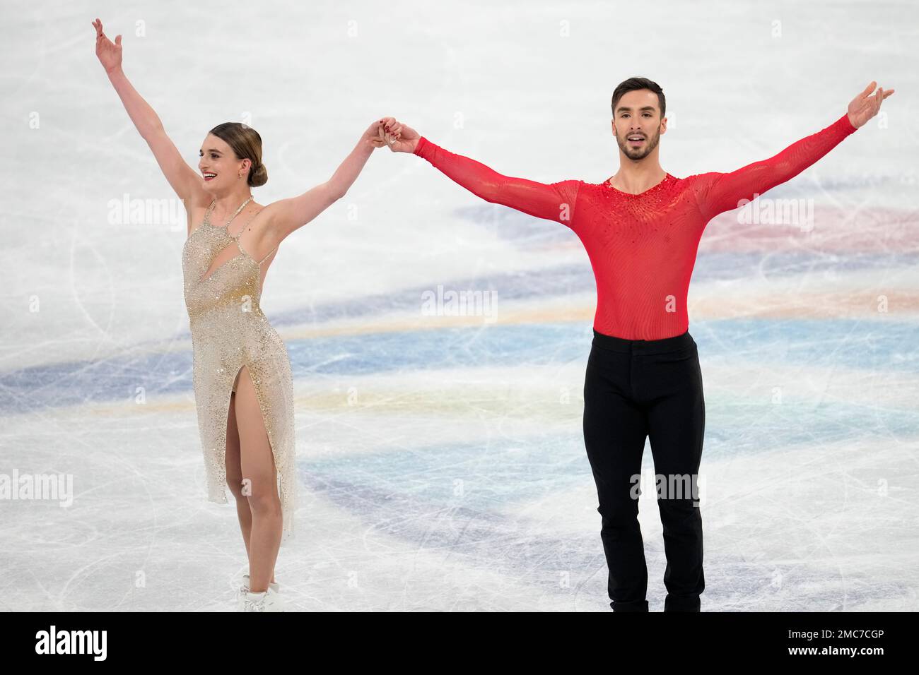 Gabriella Papadakis And Guillaume Cizeron, Of France, Perform Their ...