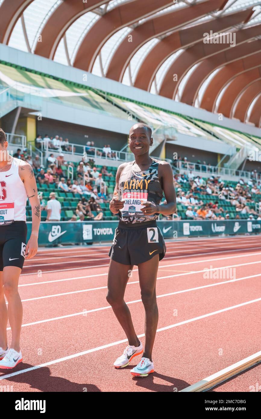 1st Lt. Sam Chelenga, a Track & Field Soldierathlete assigned to the