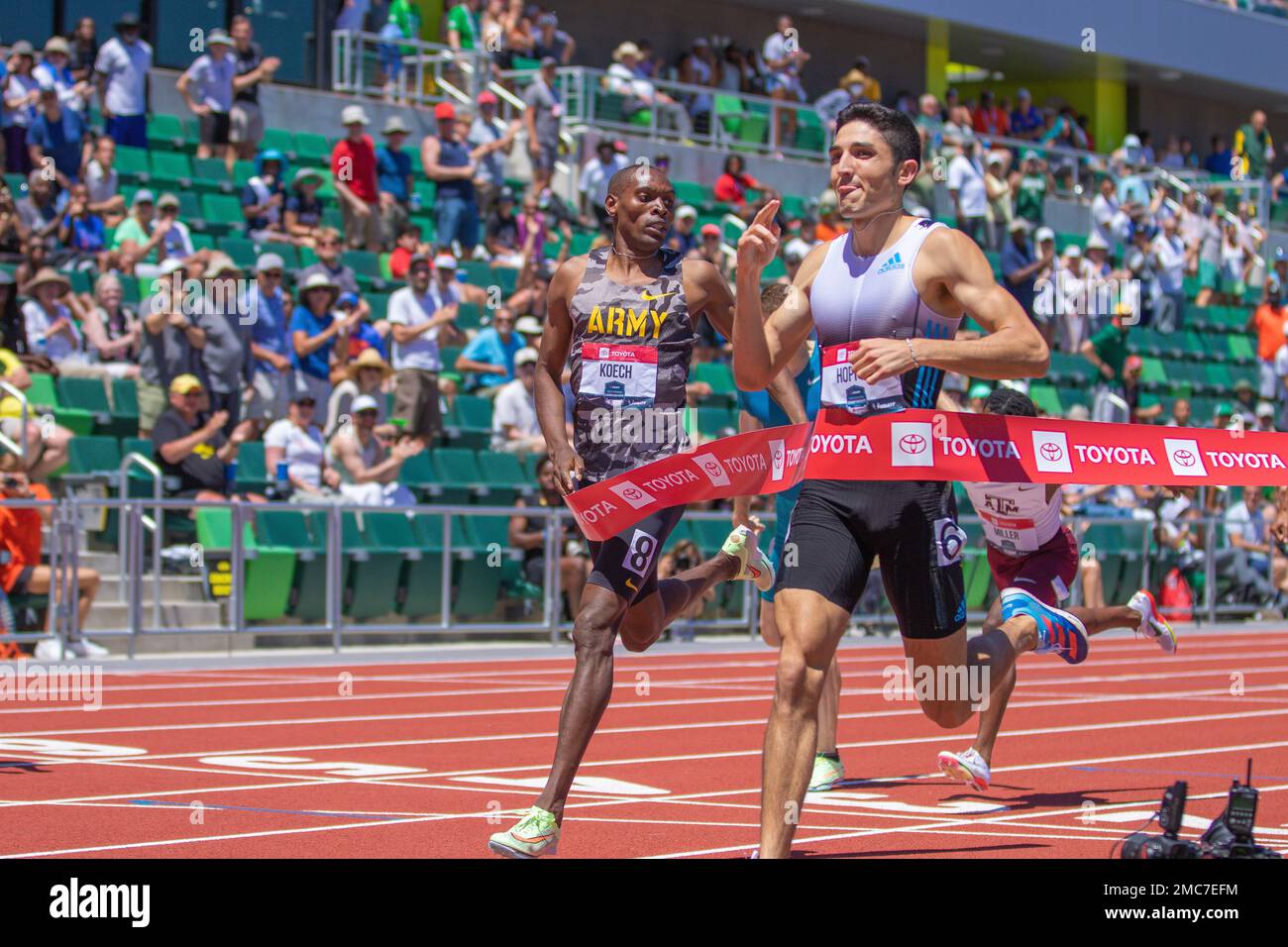 Spc. Jonah Koech, a Track & Field Soldierathlete assigned to the World