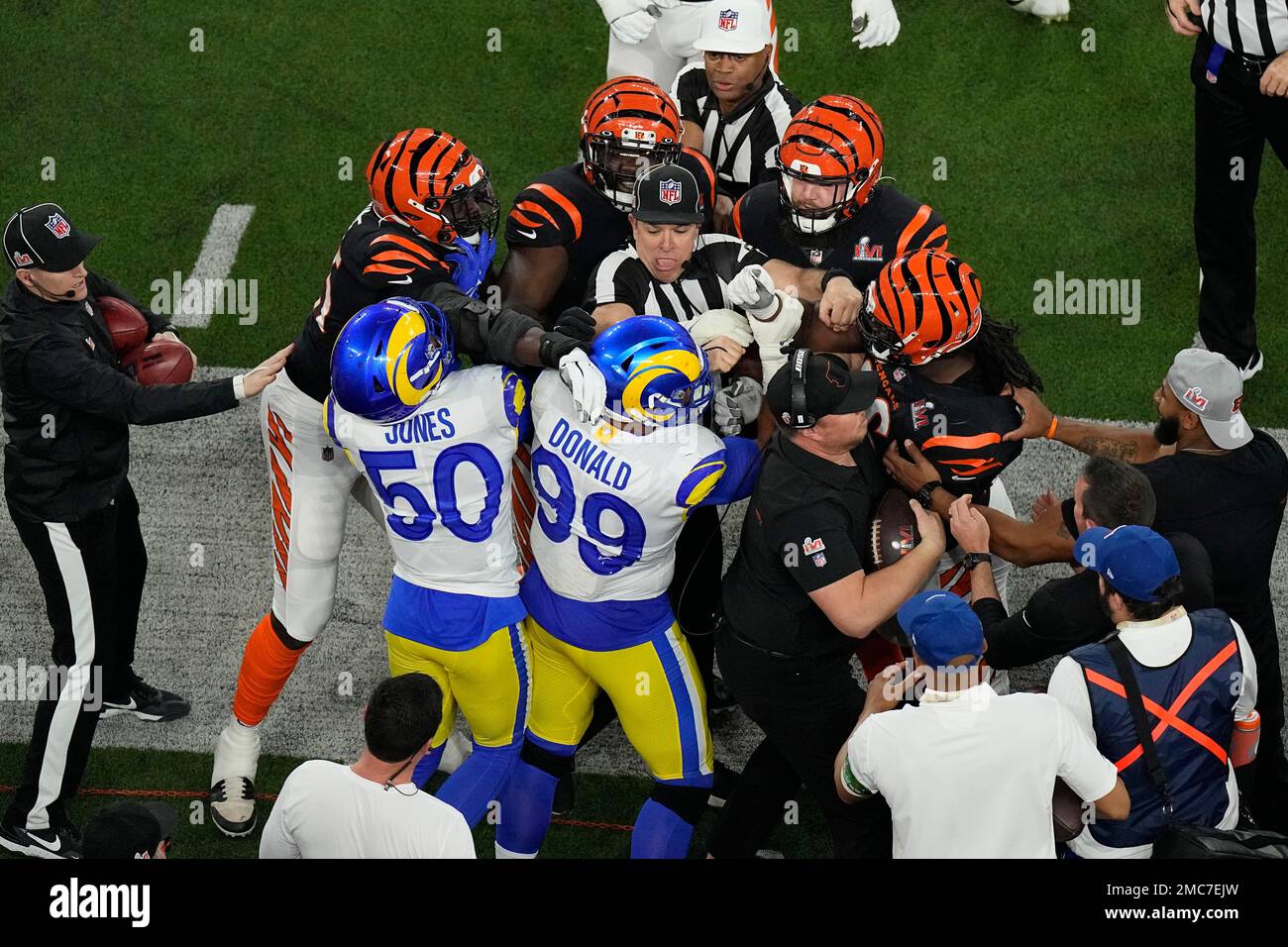 bengals and rams fight