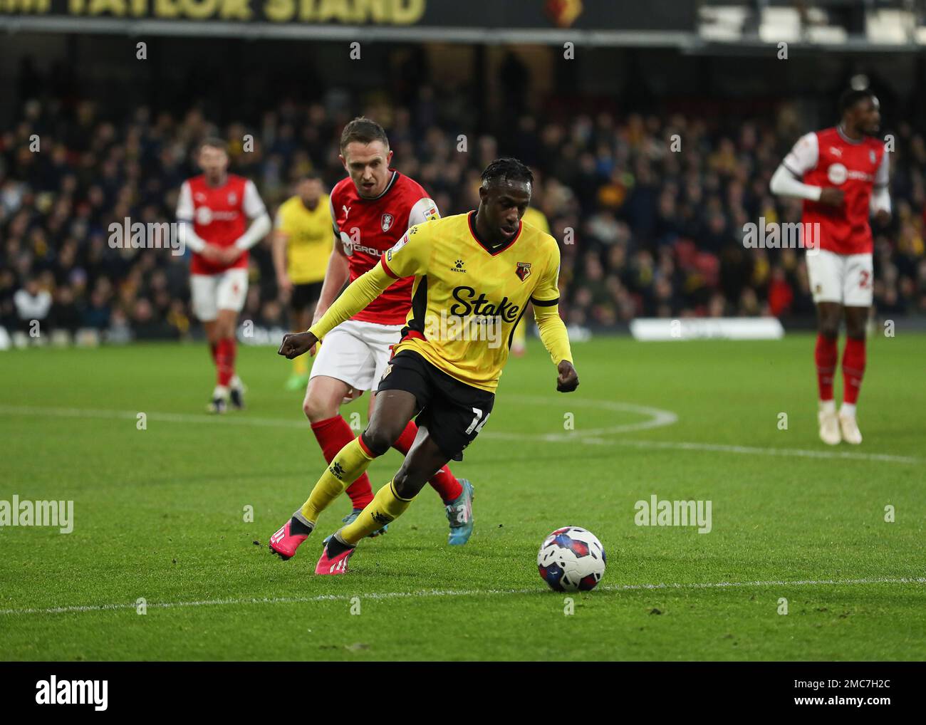 21st January 2023 Vicarage Road, Watford, Hertfordshire, England; EFL