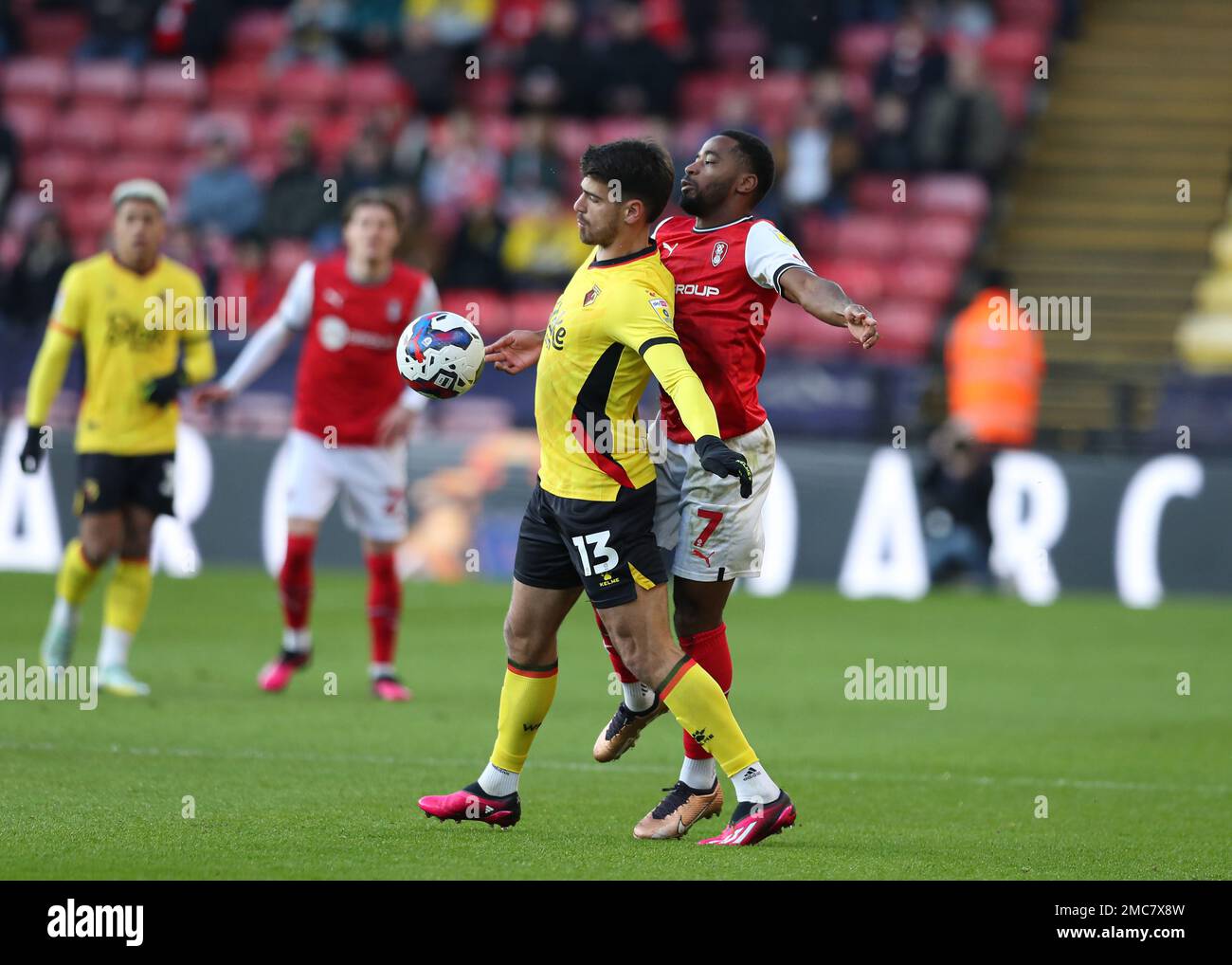 21st January 2023 Vicarage Road, Watford, Hertfordshire, England; EFL
