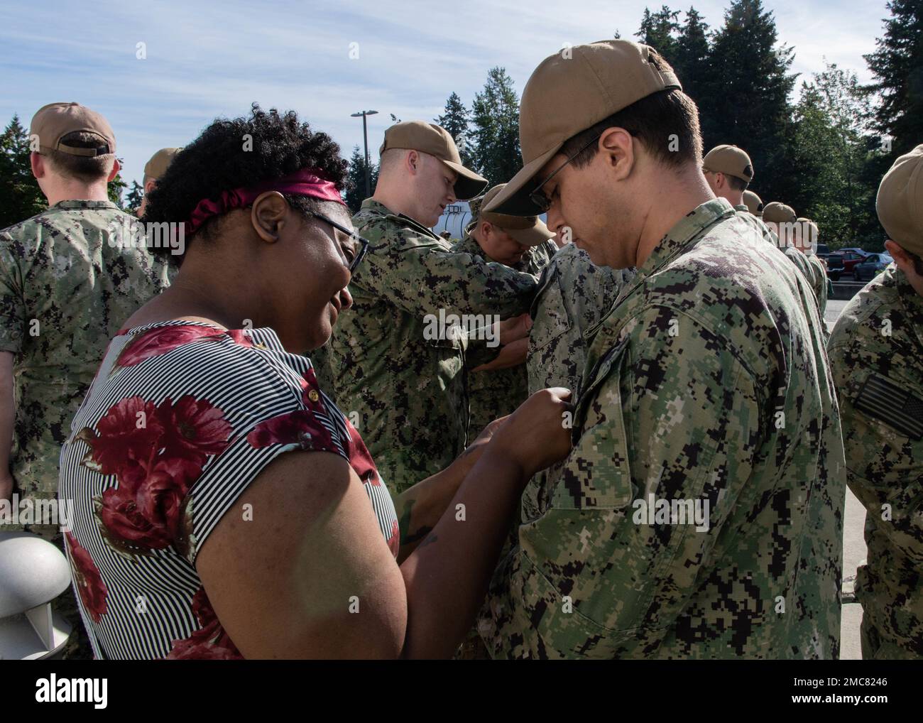 Trfb KEYPORT, Wash. (June 27, 2022) – Sailors assigned to Trident Refit ...