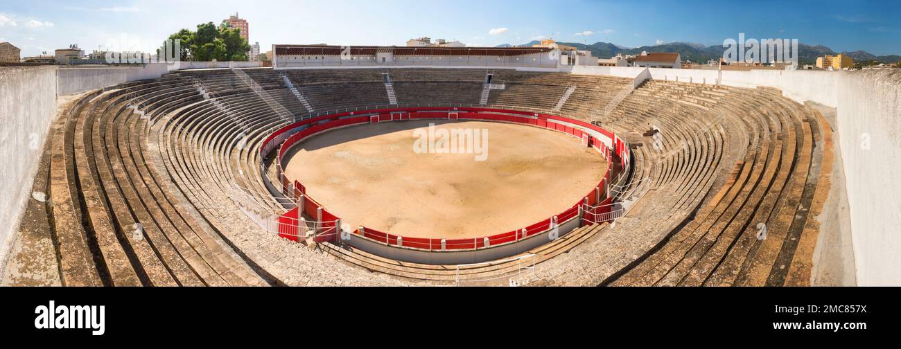 Bulllfighting arena inca Stock Photo