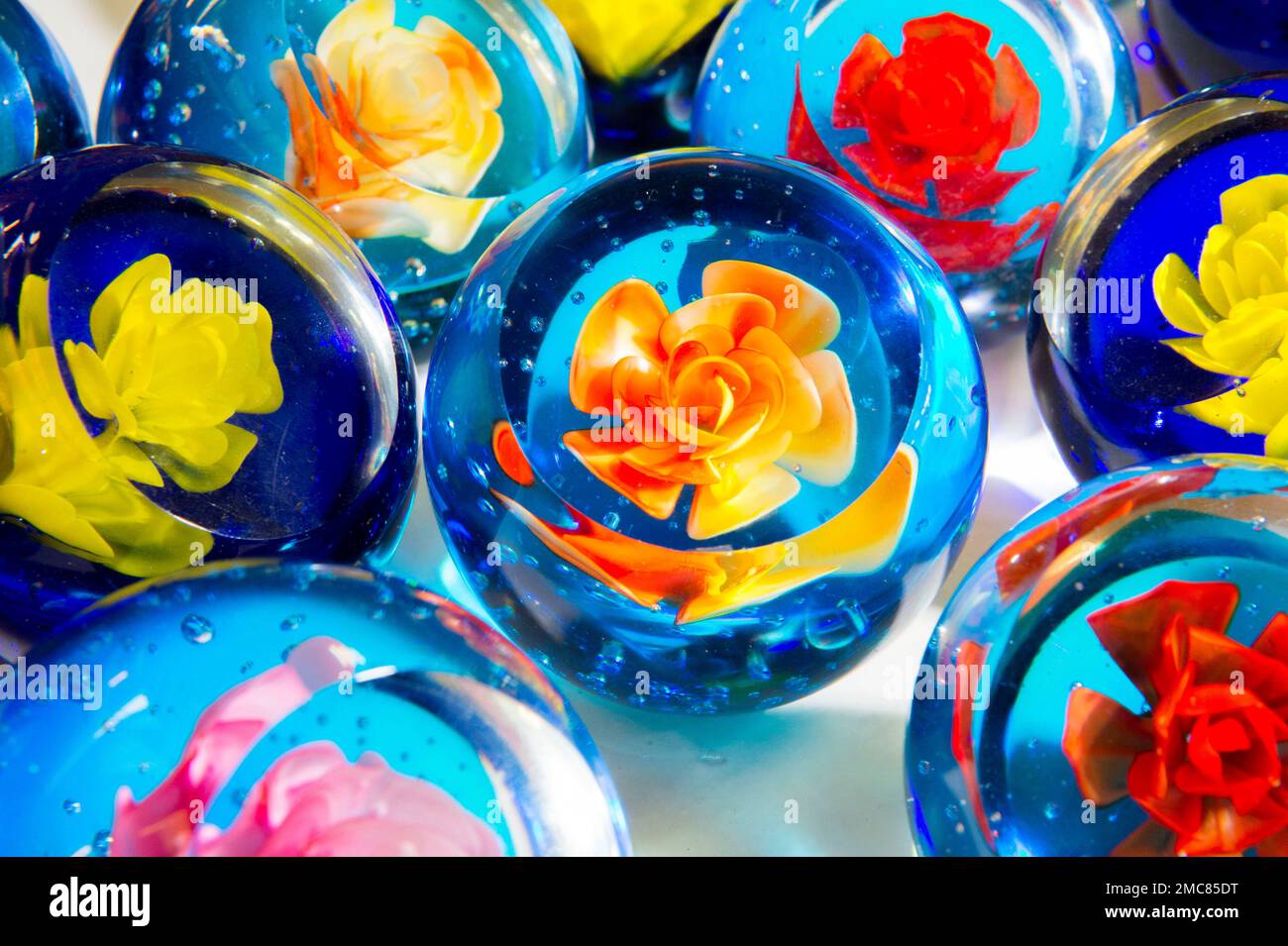 Paperweigjt made from glass Stock Photo