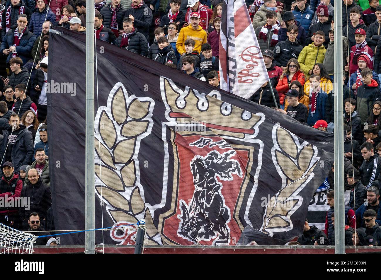 Reggio Calabria, Italy. 21st Jan, 2023. Reggina team during Reggina 1914 vs  Ternana Calcio, Italian soccer Serie B match in Reggio Calabria, Italy,  January 21 2023 Credit: Independent Photo Agency/Alamy Live News