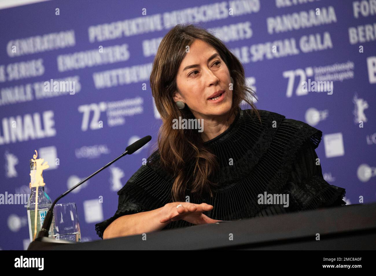Natalia Lopez Gallardo at the press conference for the film 'Robe of ...