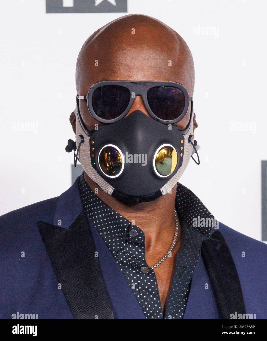 Akbar Gbaja-Biamila attends the Chairman's Party following the NFL