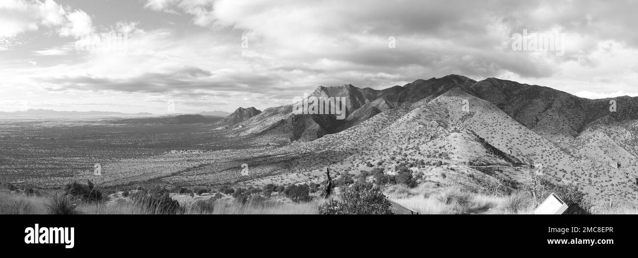 South End of the Huachuca Mountains, 5 December, 2018 Stock Photo