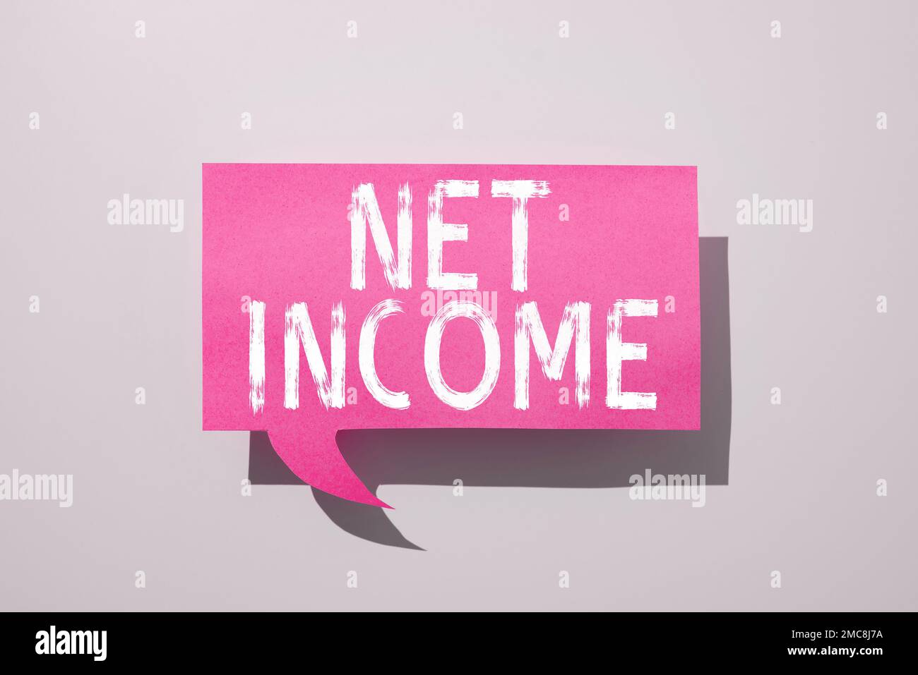 Net Income Sign Hand writing sign Net Income. Business approach the gross income ...