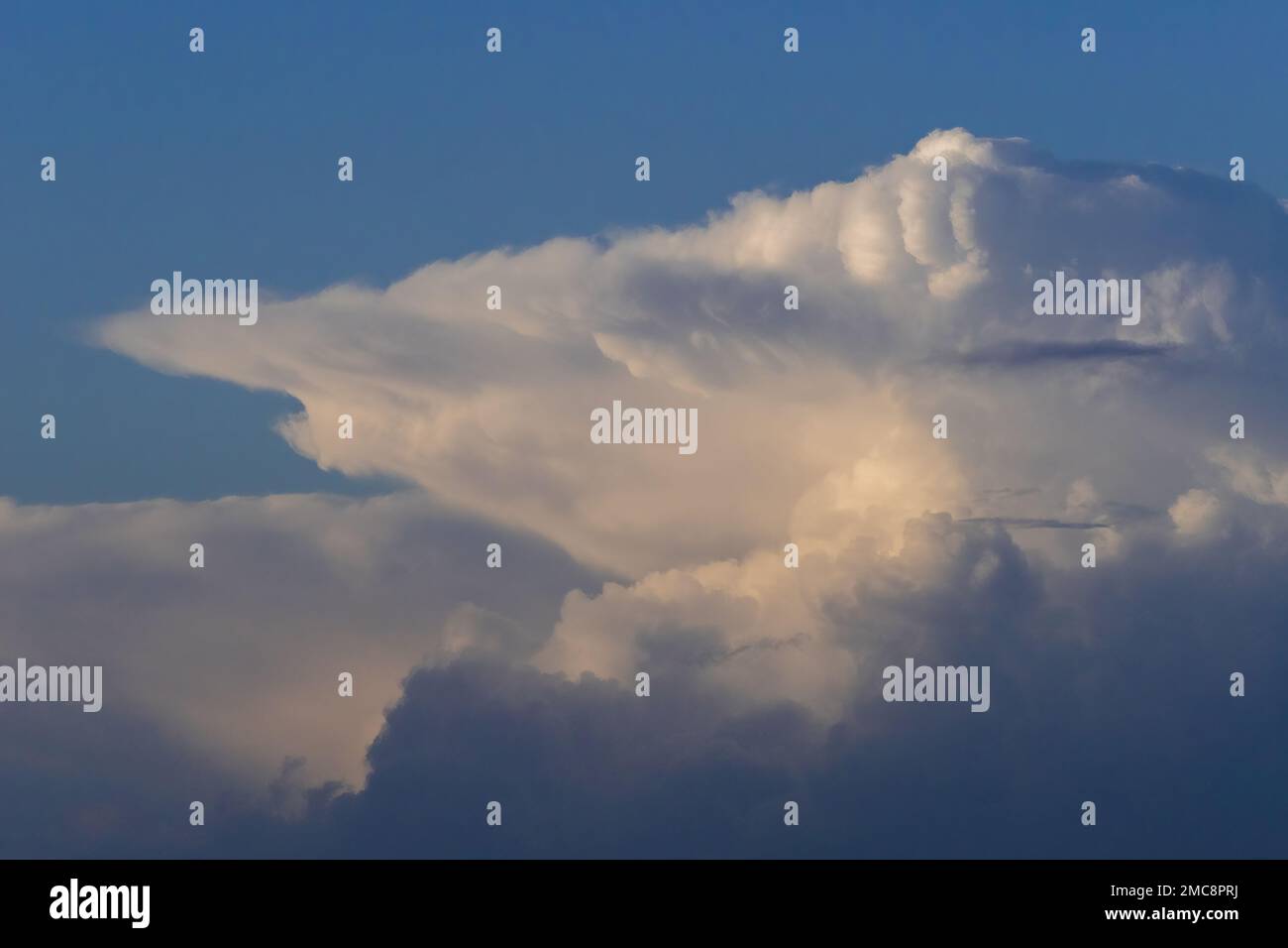 Dramatic cumulonimbus cloud over Sussex, England. Stock Photo