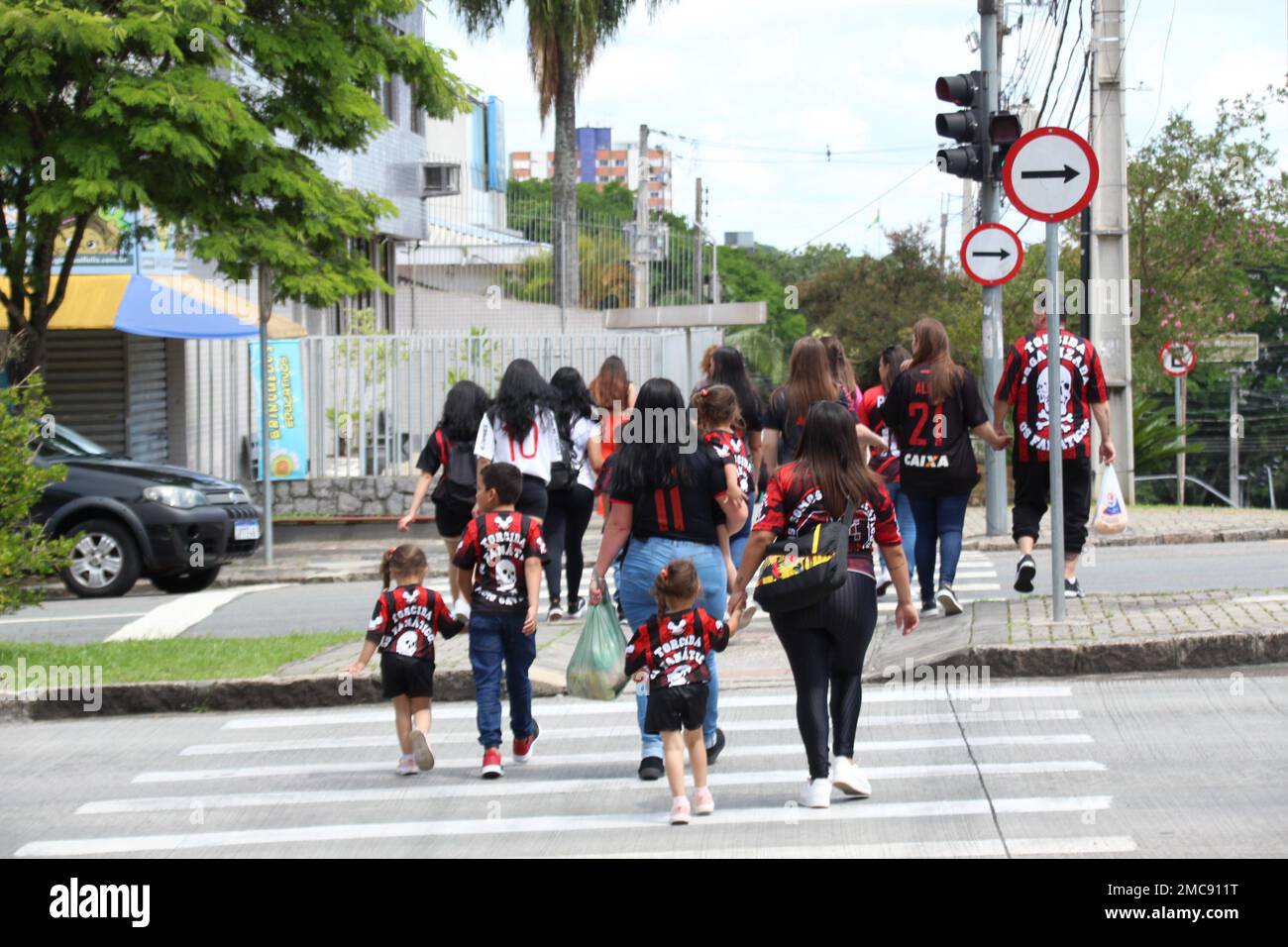 Curitiba, Parana, Brasil. 21st Jan, 2023. (SPO) Mostly women and