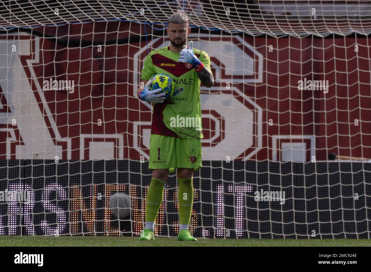 Reggio Calabria, Italy. 21st Jan, 2023. Reggina team during Reggina 1914 vs  Ternana Calcio, Italian soccer Serie B match in Reggio Calabria, Italy,  January 21 2023 Credit: Independent Photo Agency/Alamy Live News