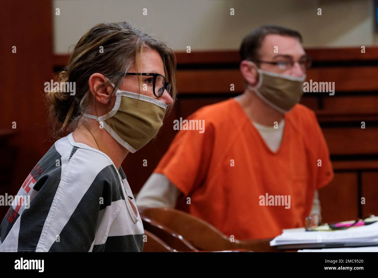 Jennifer and James Crumbley, the parents of Ethan Crumbley, a teenager ...