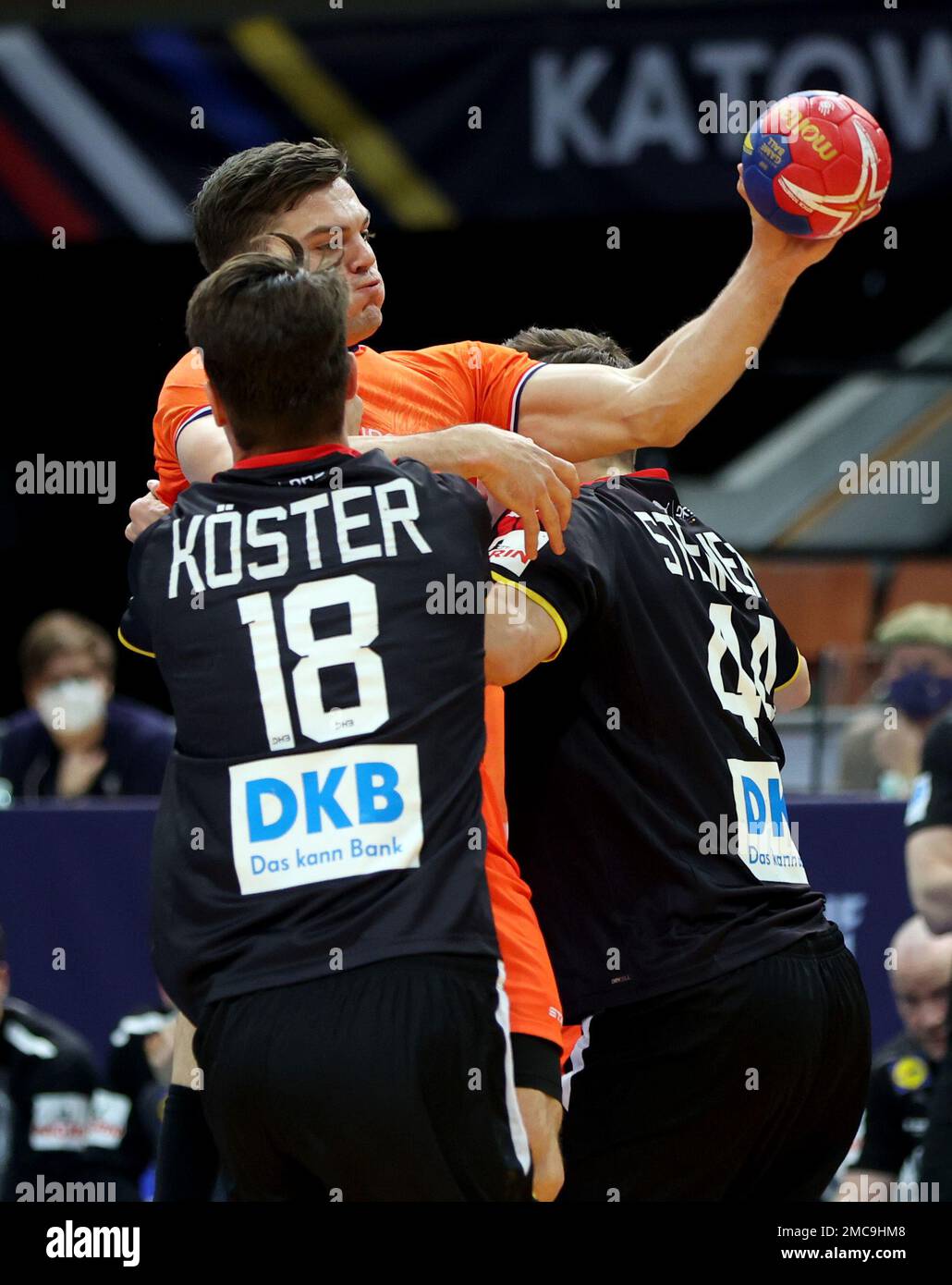 Handball Past Kattowitz, Poland. 21st Jan, 2023. Handball: World Cup, Netherlands ...