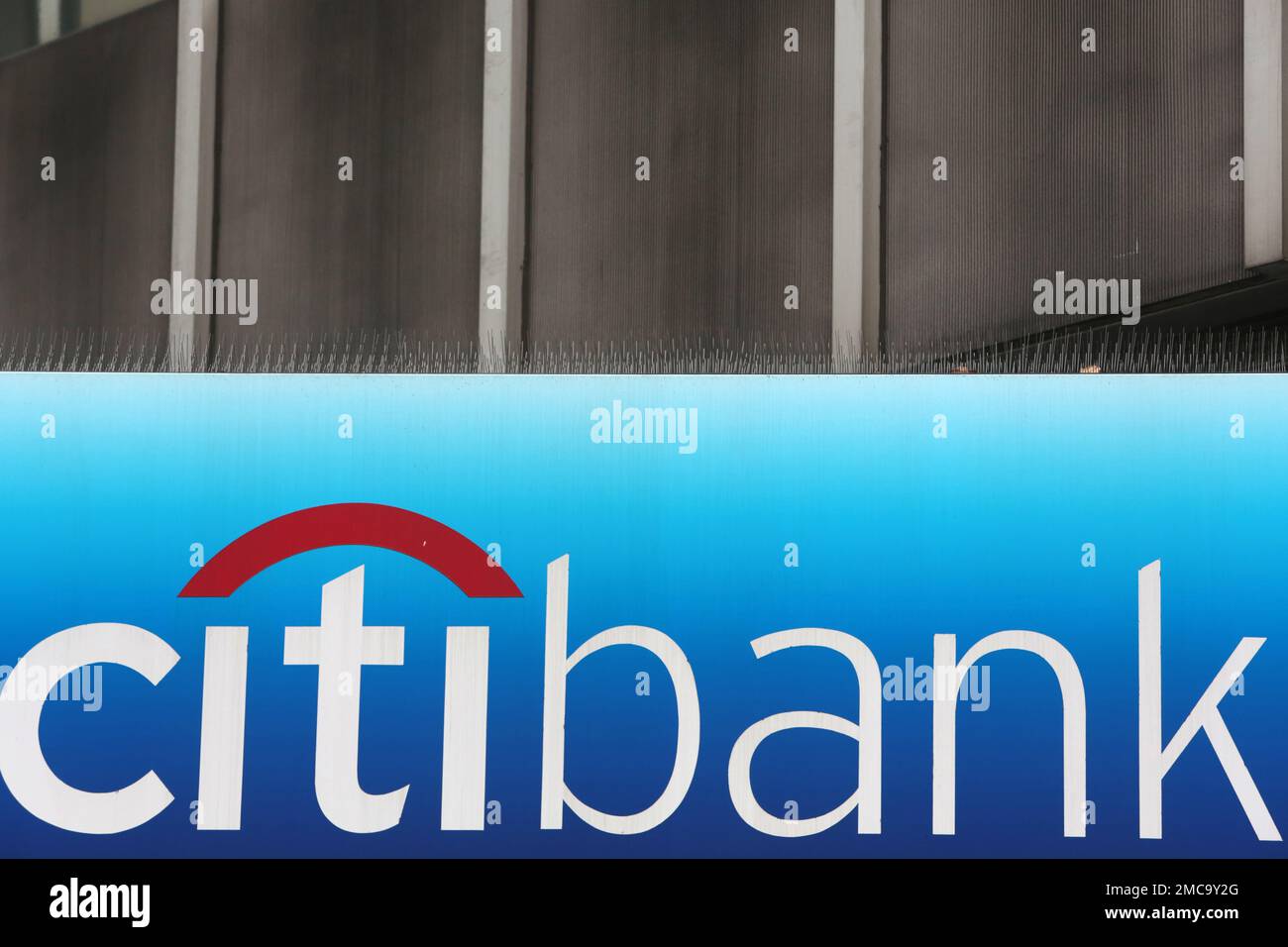 Logo "Citibank". New York City. United States. / Logo "Citibank