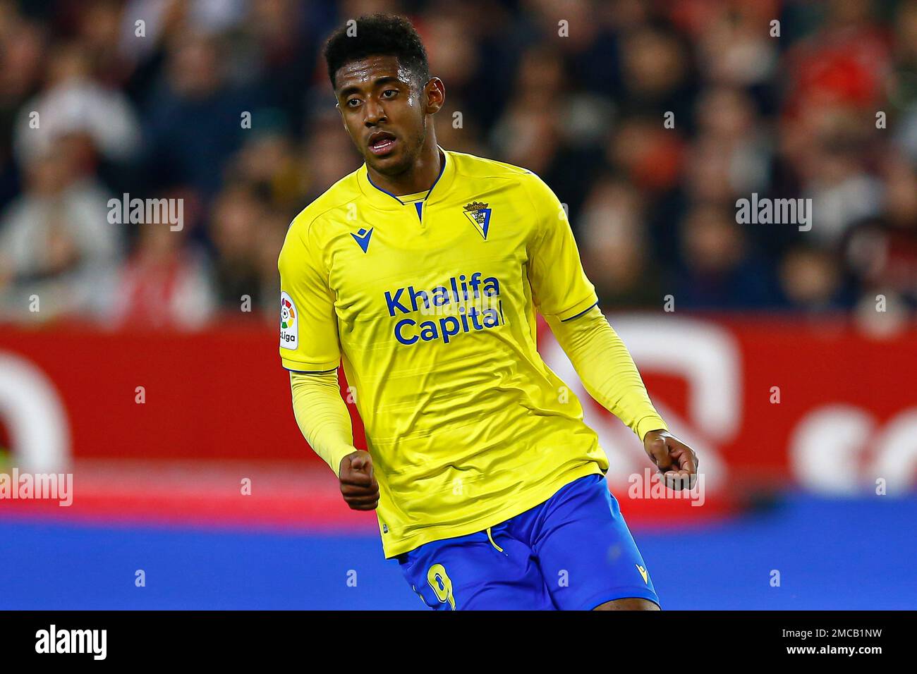 Anthony Lozano of Cadiz during the La Liga match between Sevilla FC and
