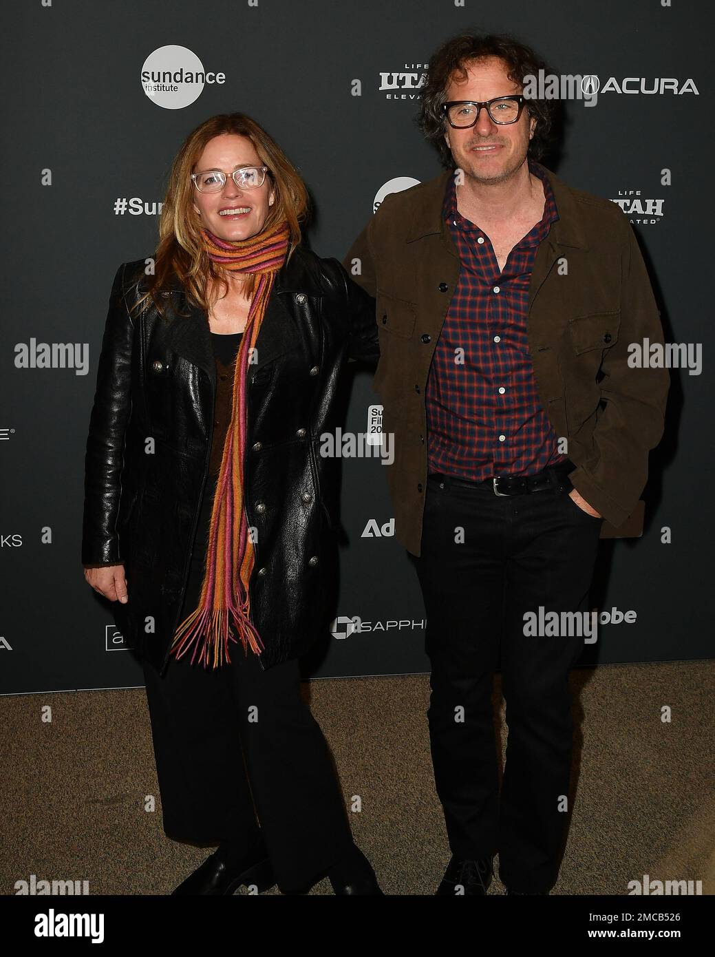 Elisabeth Shue and Davis Guggenheim attend the 2023 Sundance Film
