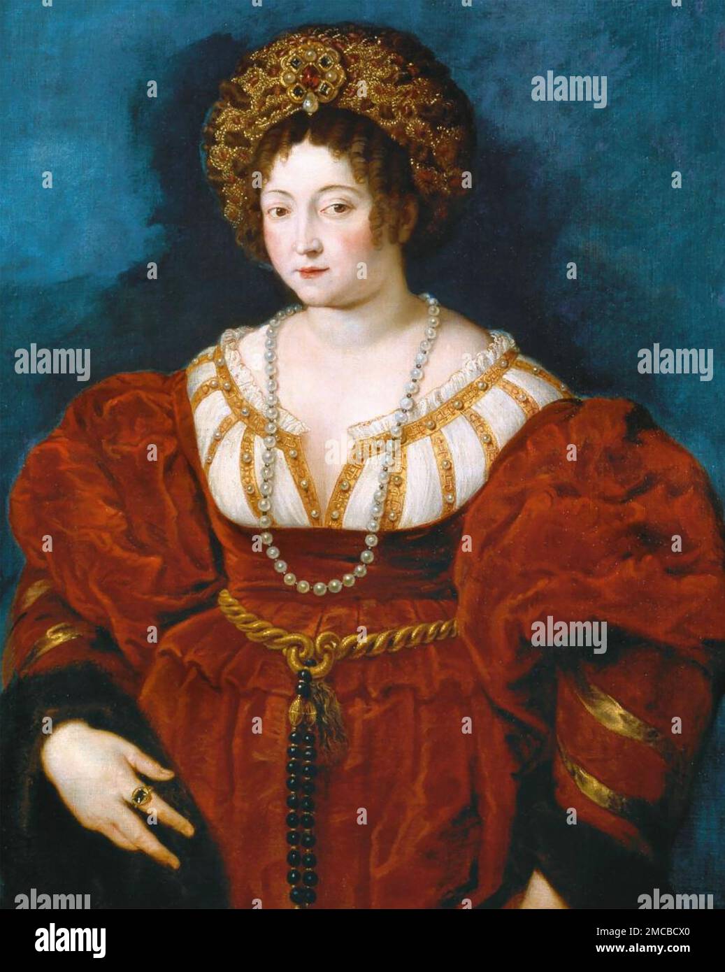 ISABELLa d'ESTE (1474-1539)  Marchioness of Mantua and a leading figure in the Italian Renaissance Stock Photo