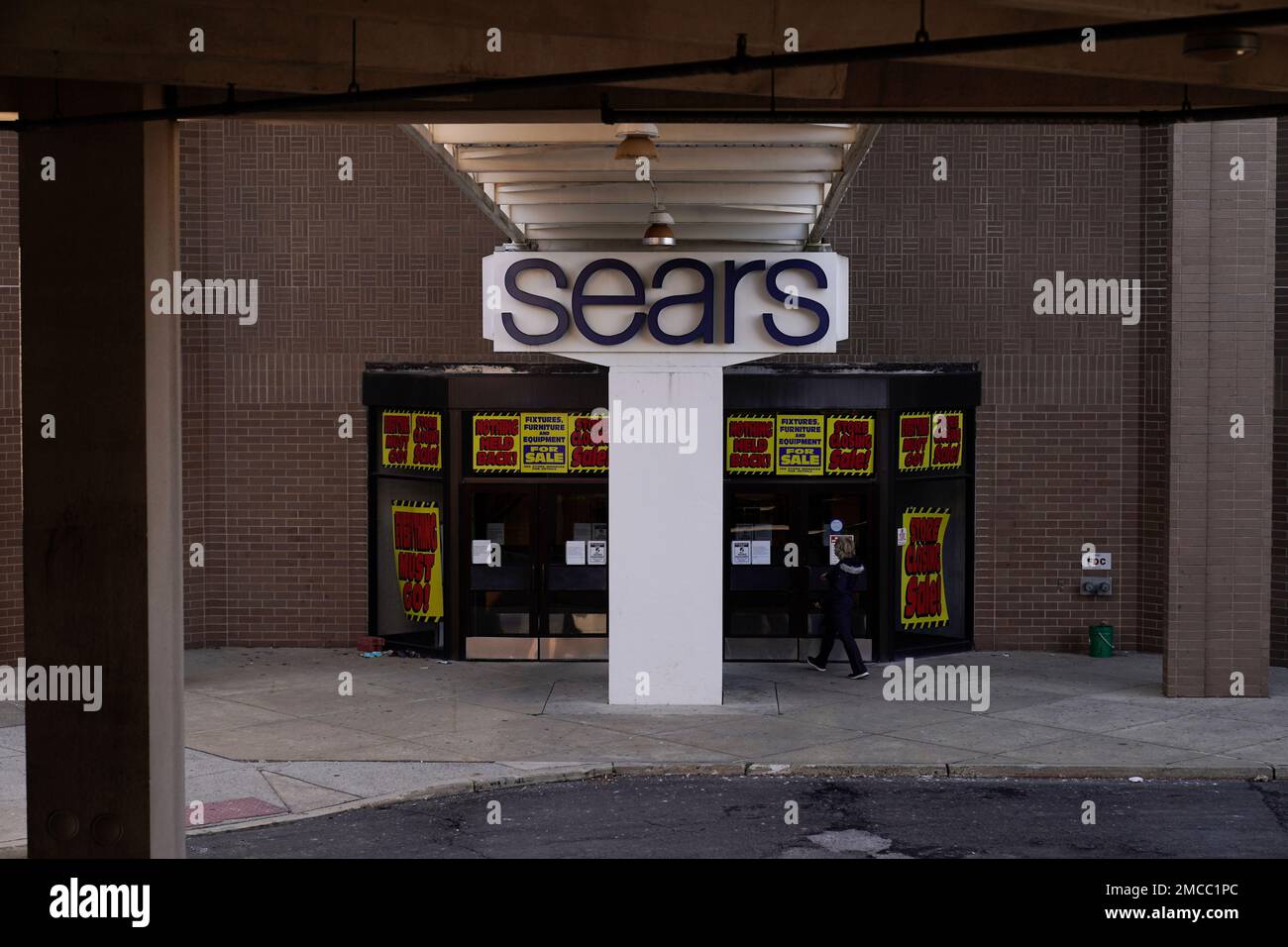 Shown is a closing Sears department store in Willow Grove, Pa