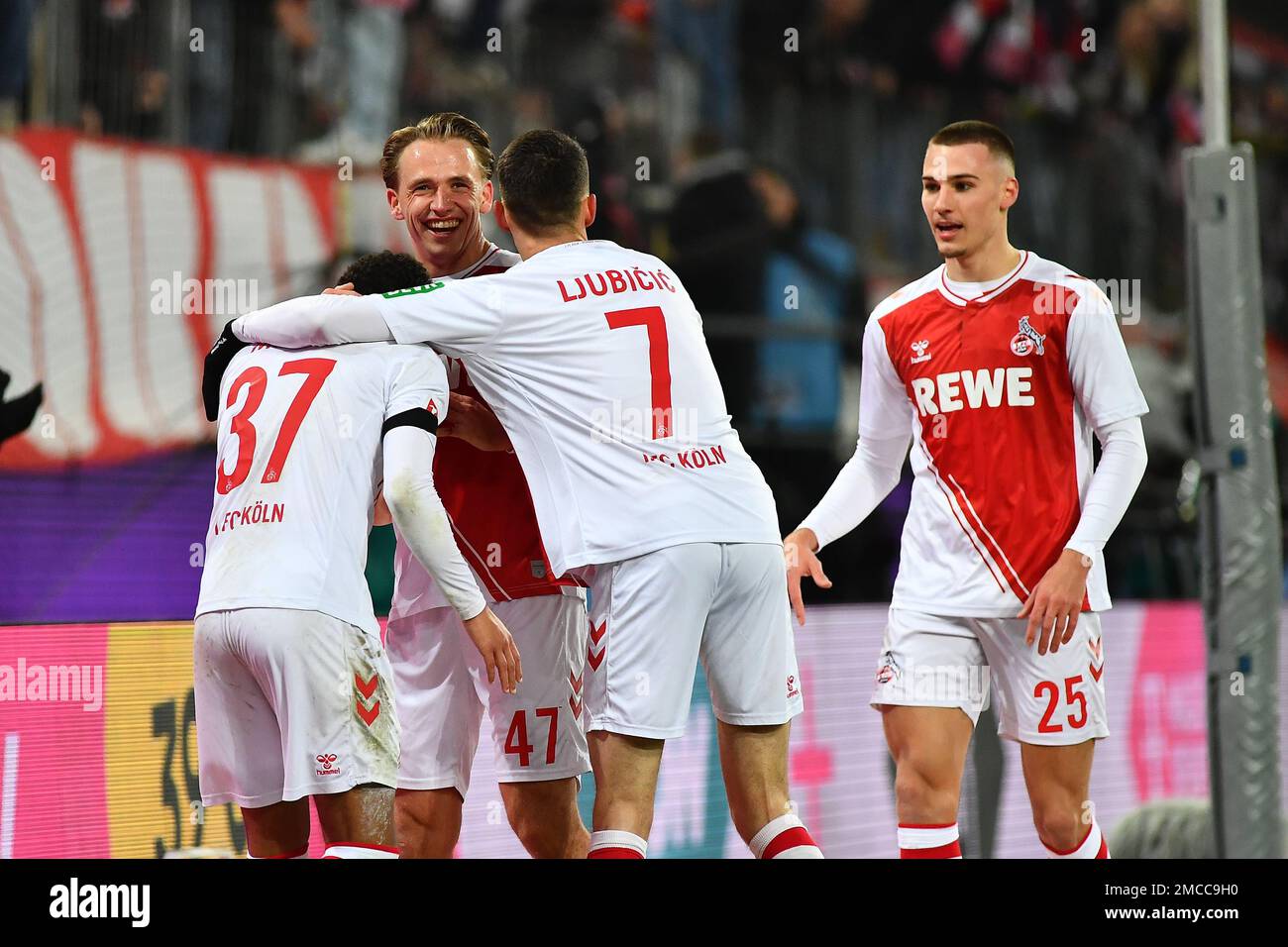 GERMANY, COLOGNE JANUARY 21, 2023 The match of Bundesliga 1.FC Koeln