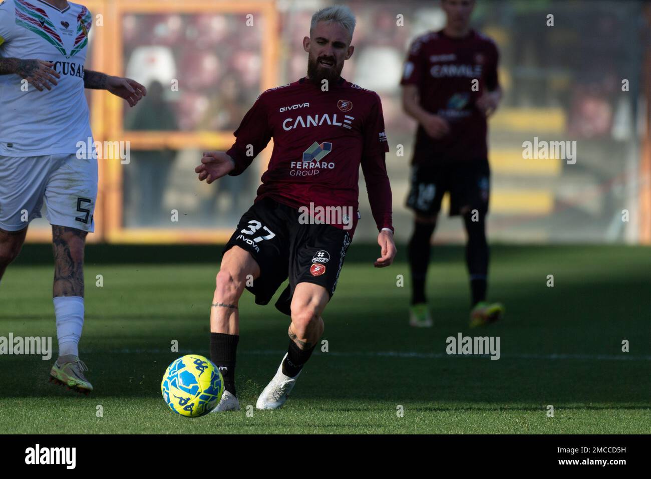 Reggio Calabria, Italy. 21st Jan, 2023. Reggina team during Reggina 1914 vs  Ternana Calcio, Italian soccer Serie B match in Reggio Calabria, Italy,  January 21 2023 Credit: Independent Photo Agency/Alamy Live News