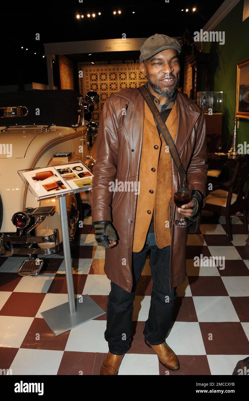 Elton Ilirjani at The Winter Show 2023 opening at the Park Avenue