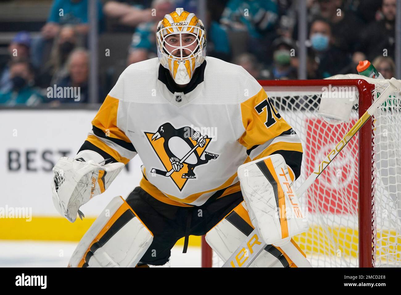 Pittsburgh Penguins - Louis Domingue will get the start in net tonight in  San Jose.