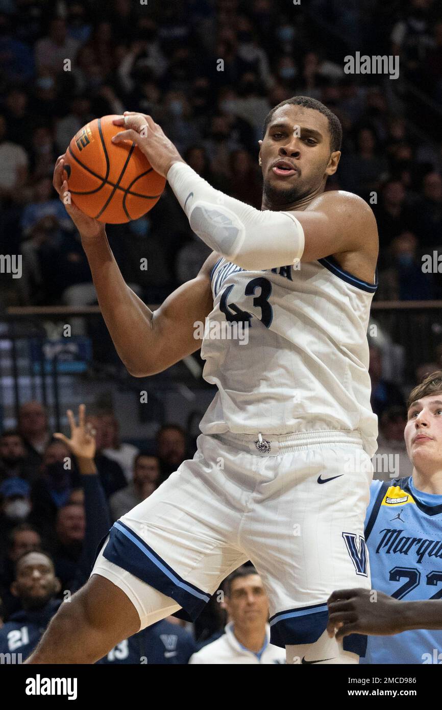 Villanova forward Eric Dixon (43) during an NCAA college basketball