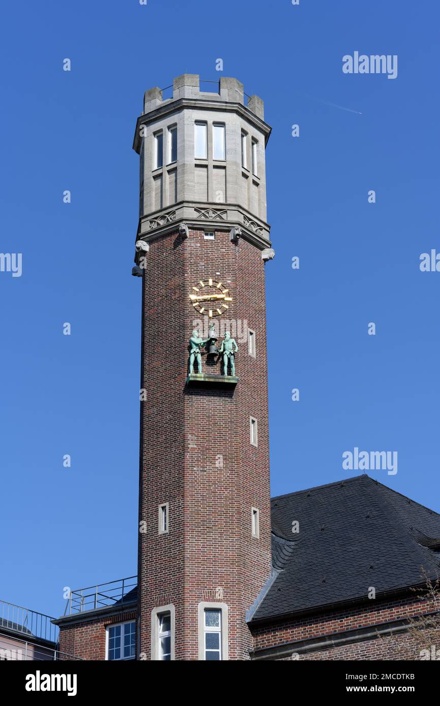 tower of the historical house neuerburg in the old town of cologne Stock Photo
