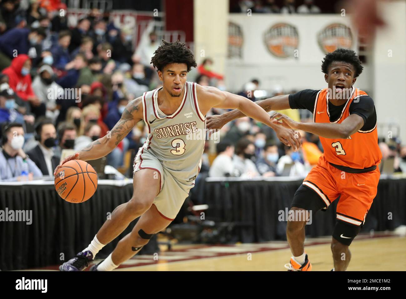Sunrise Christian s Dillon Hunter 3 in action against Wasatch