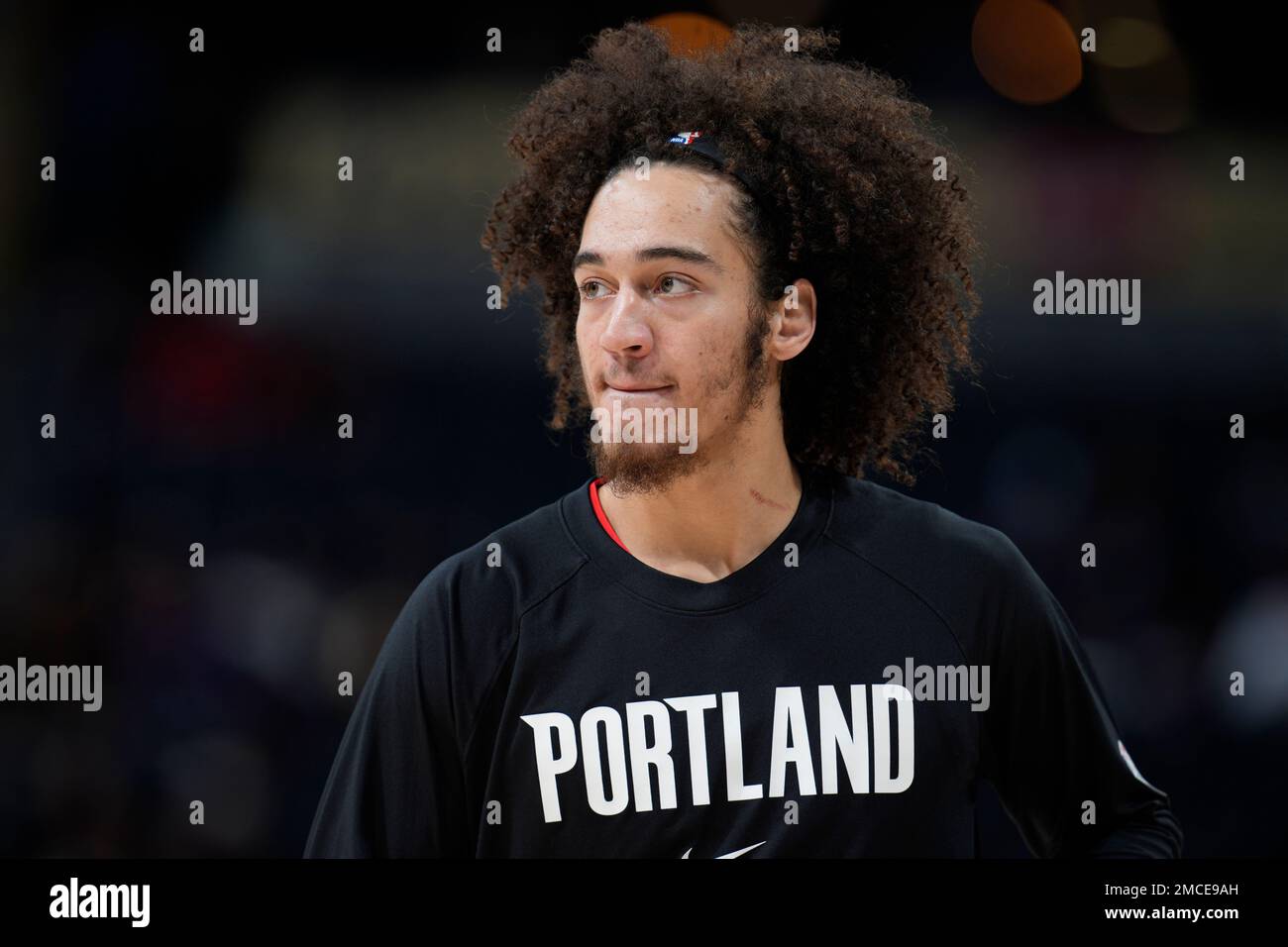 Portland Trail Blazers guard CJ Elleby (16) in the first half of an NBA