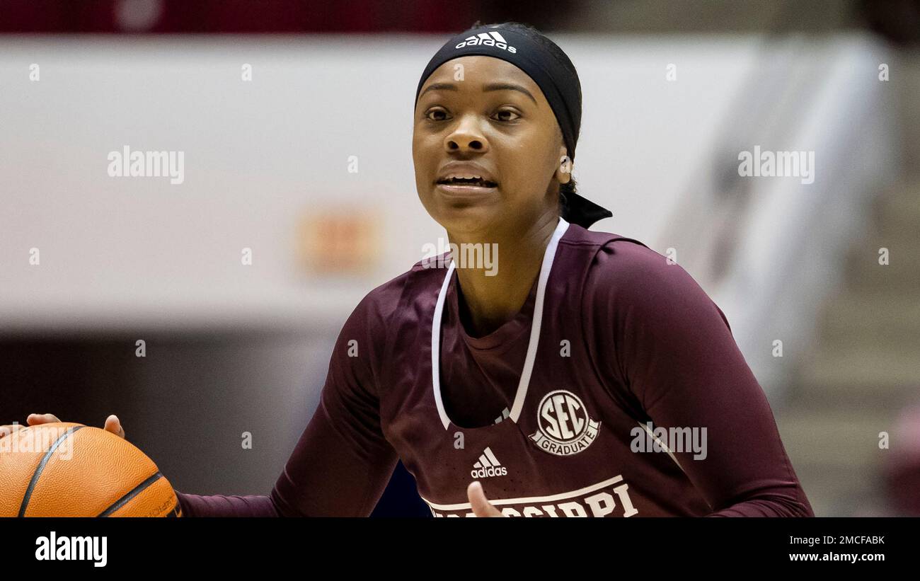 Mississippi State guard Myah Taylor (1) during an NCAA basketball game