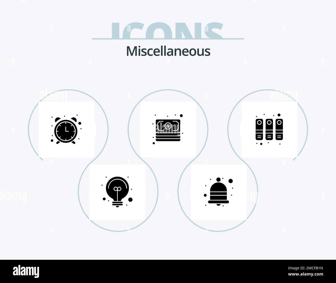 Miscellaneous Glyph Icon Pack 5 Icon Design. files. alarm. payment