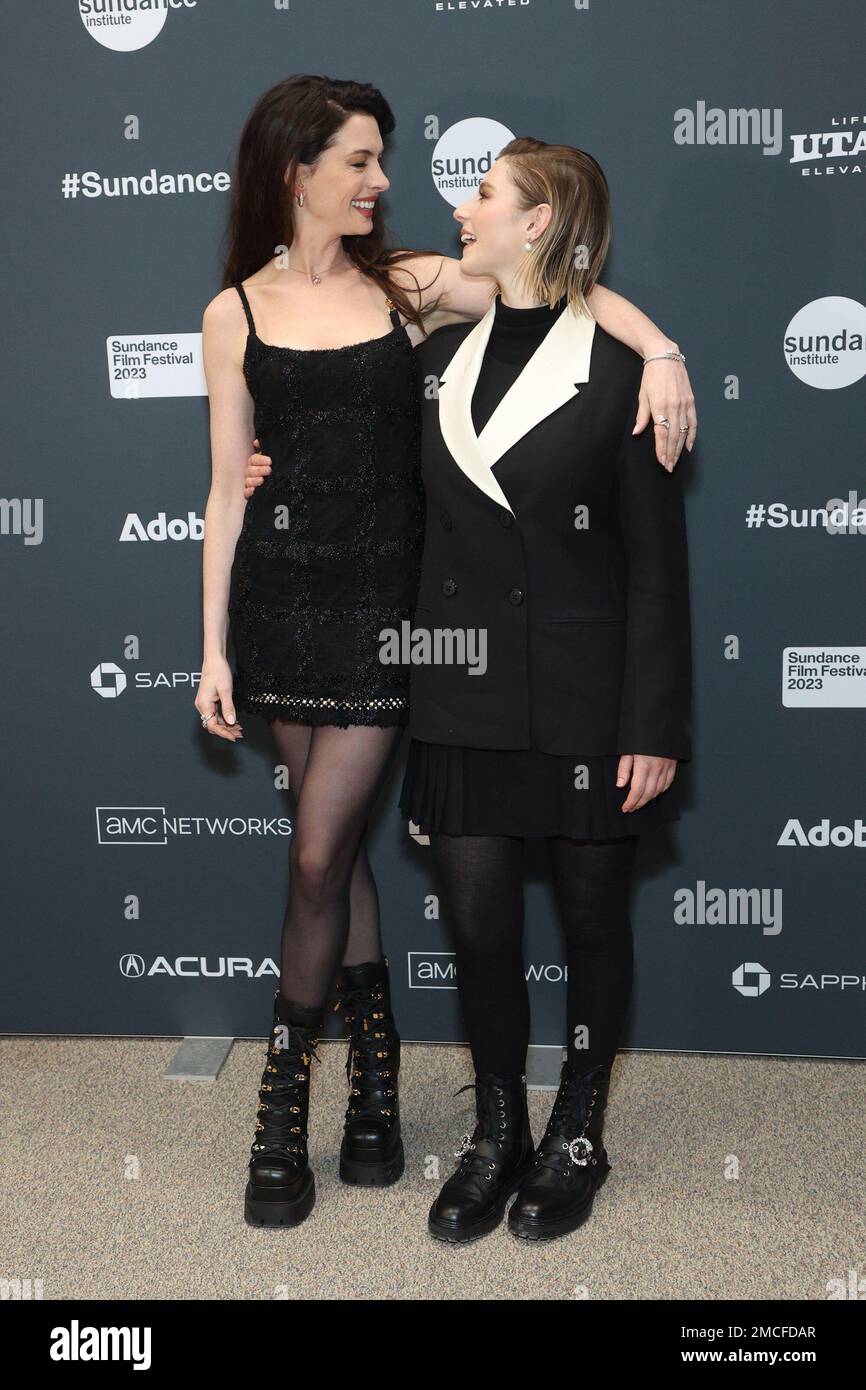 Park City, UT, USA. 21st Jan, 2023. Anne Hathaway, Thomasin McKenzie at