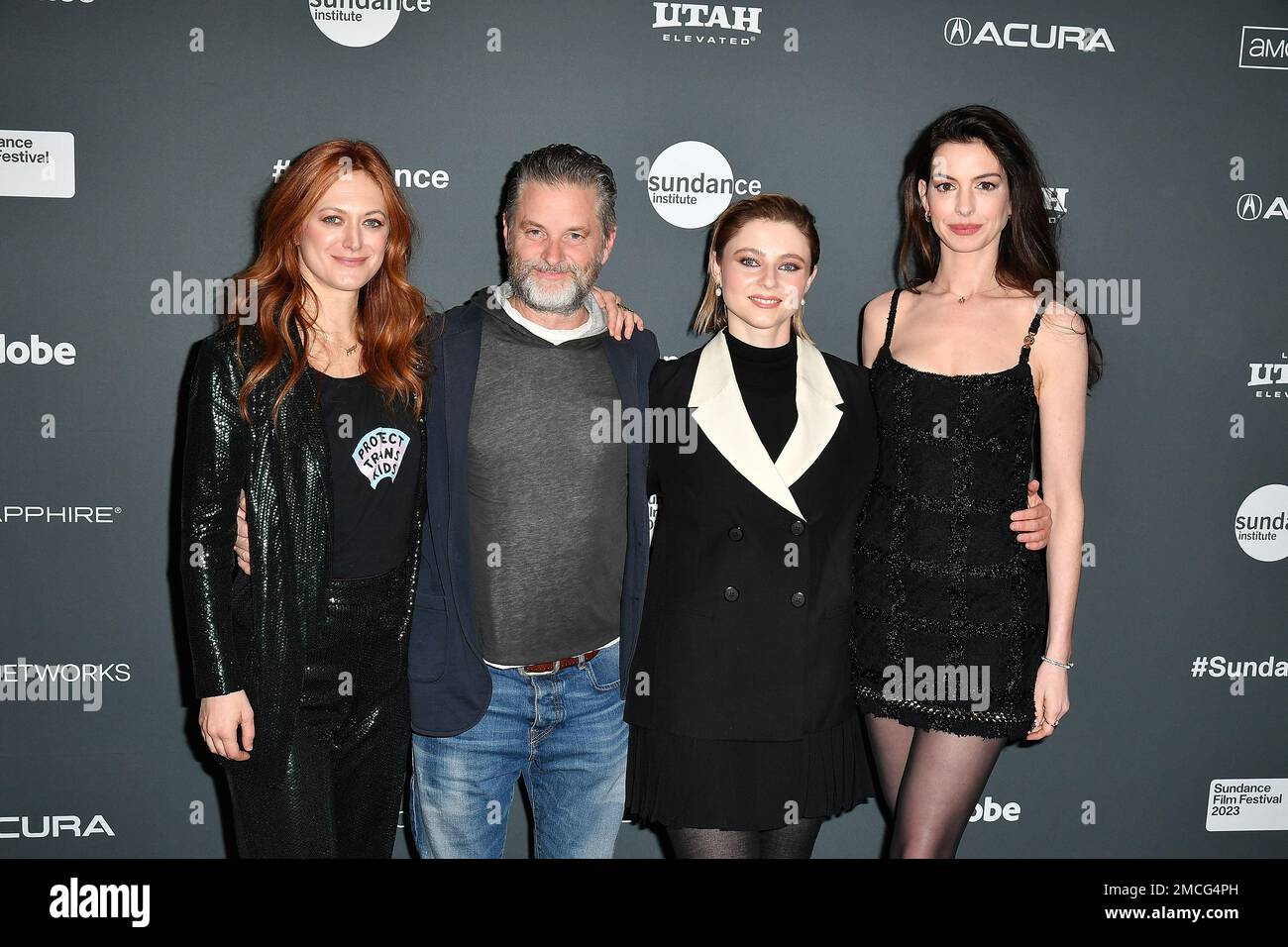 Marin Ireland, Shea Whigham, Thomasin McKenzie and Anne Hathaway attend
