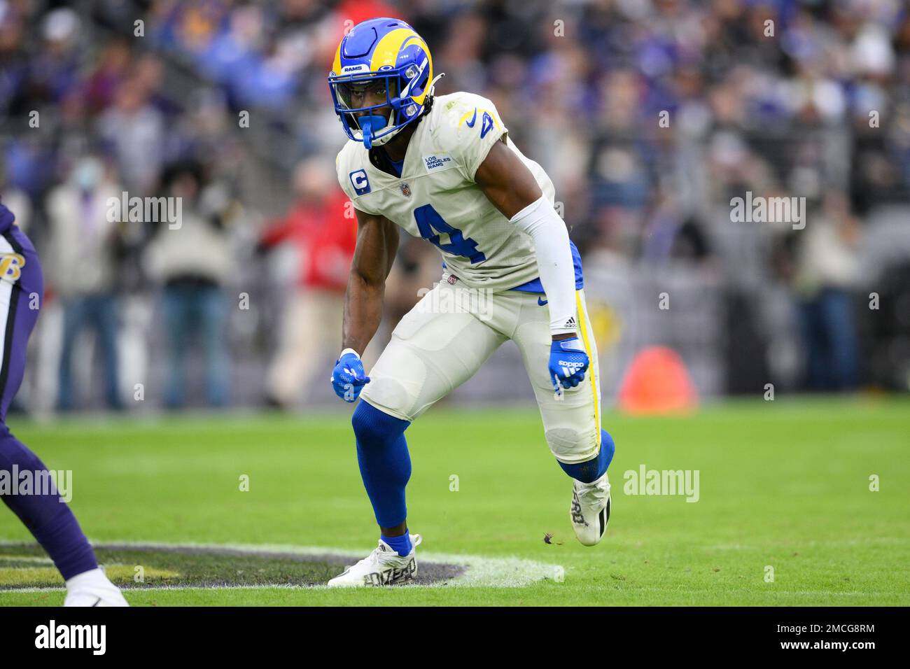 Los Angeles Rams safety Jordan Fuller (4) in action during the first ...