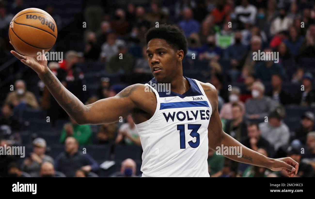 Minnesota Timberwolves forward Nathan Knight (13) in the second