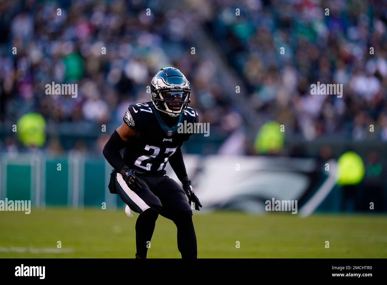 Philadelphia Eagles cornerback Zech McPhearson plays during an NFL