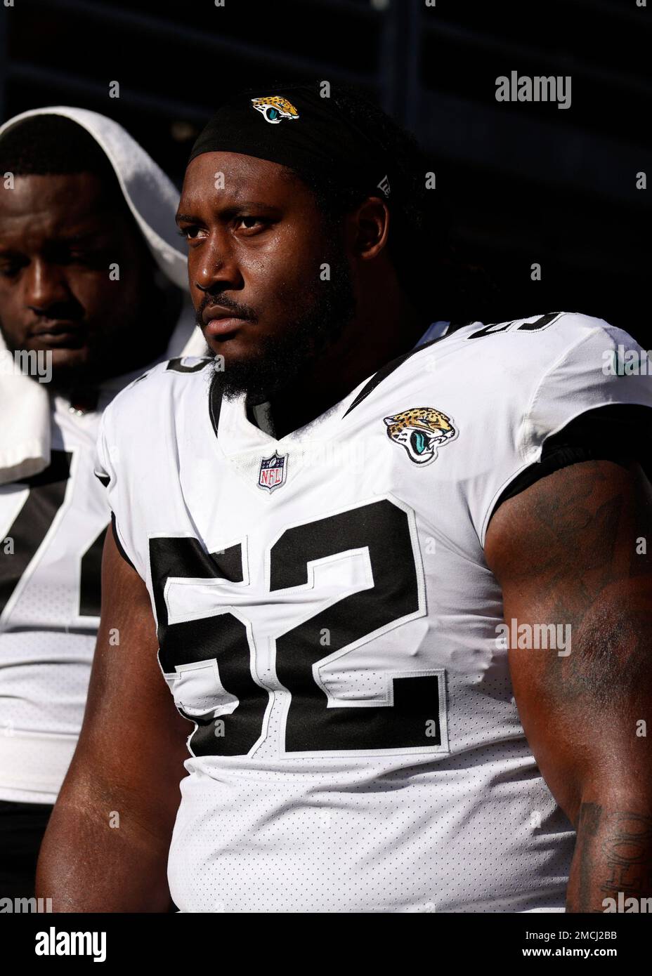 Jacksonville Jaguars defensive tackle DaVon Hamilton (52) walks