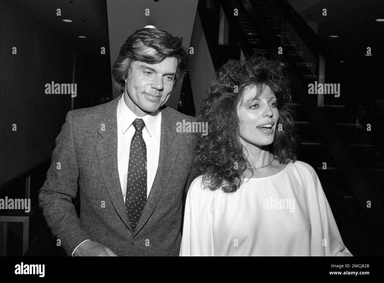 John Davidson And Rhonda Rivera At The Abc Affiliates Party At The