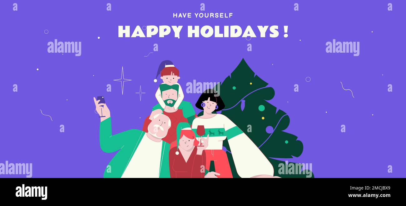 Merry christmas cards stock photo alamy