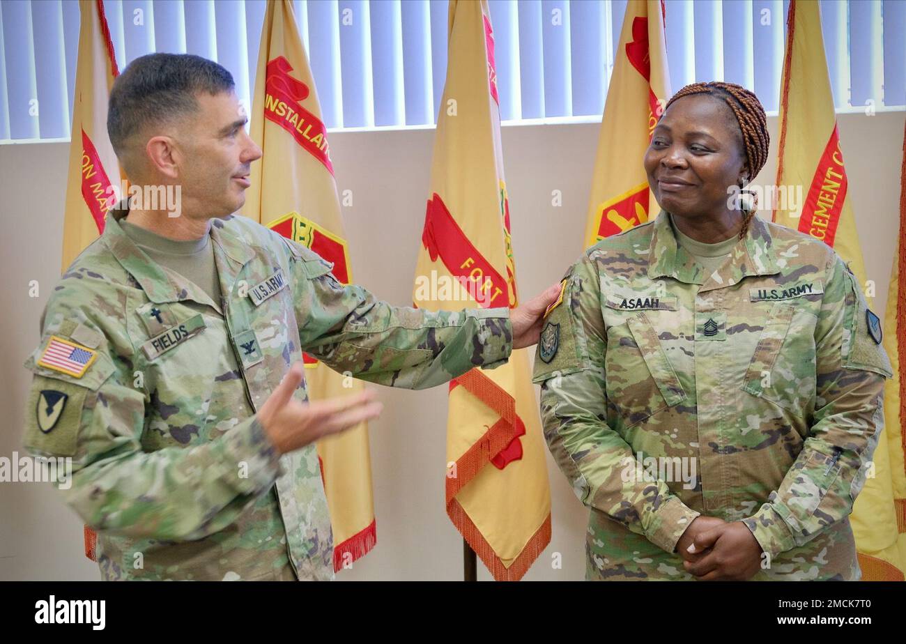 Col. Charles Fields, the U.S. Army Installation Management Command ...
