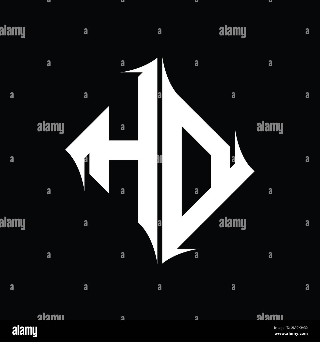 HD Logo monogram diamond abstract shape vector images design template ...