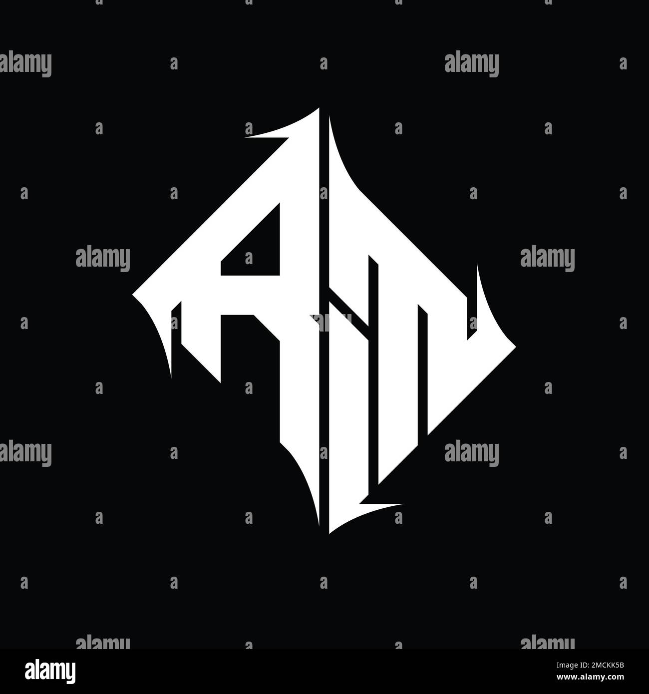 RT Logo monogram diamond abstract shape vector images design template ...