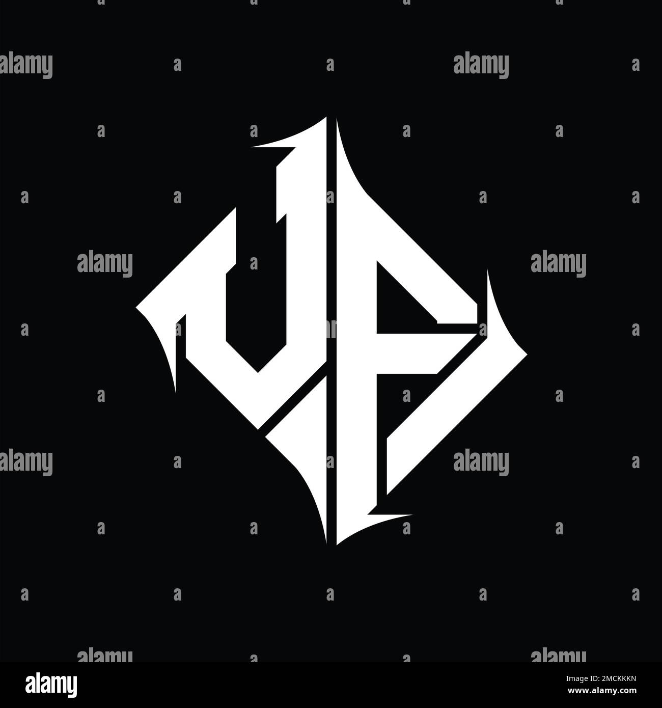 VF Logo monogram diamond abstract shape vector images design template ...